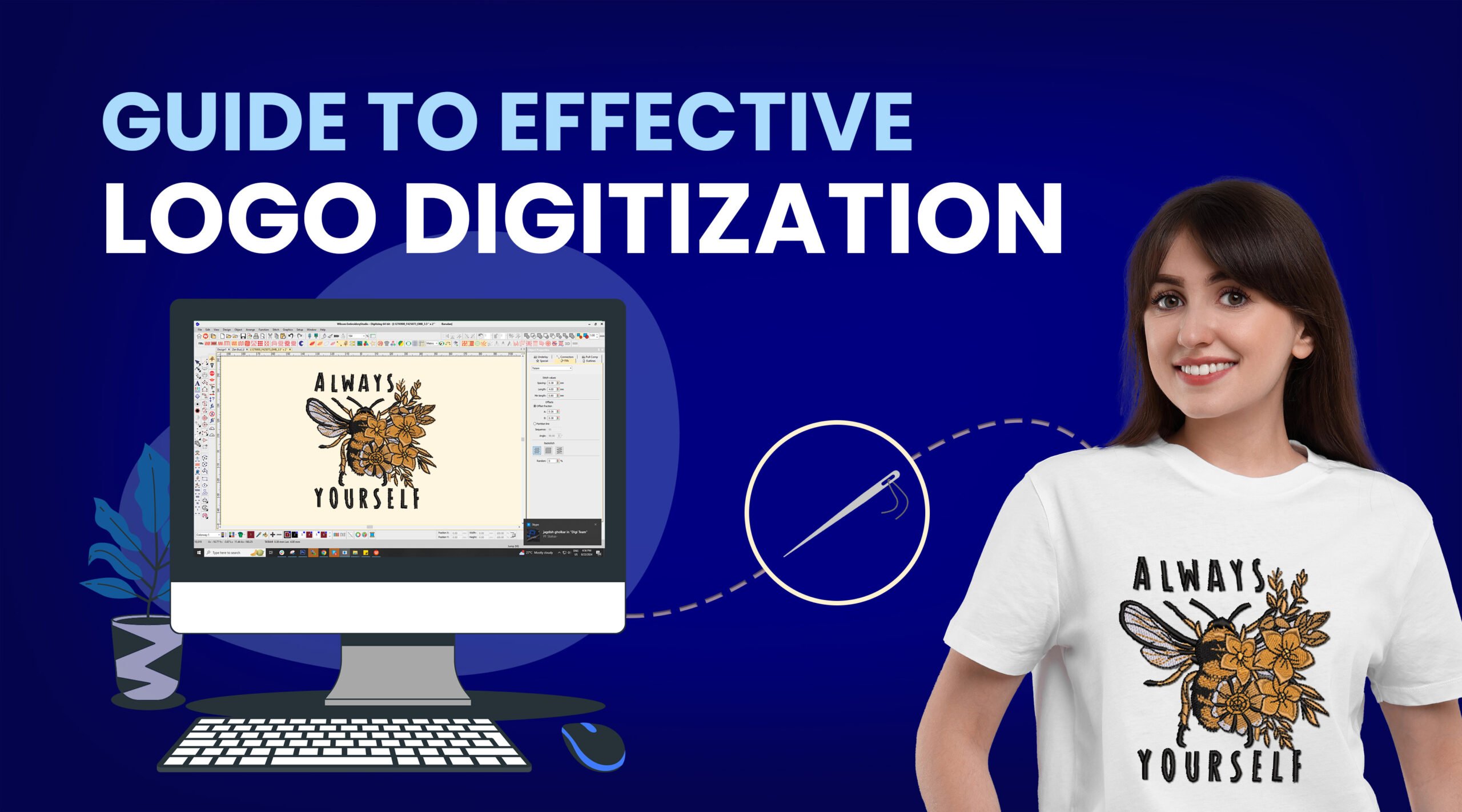 Boosting Business Image with Custom Embroidery: A Guide to Effective Logo Digitization